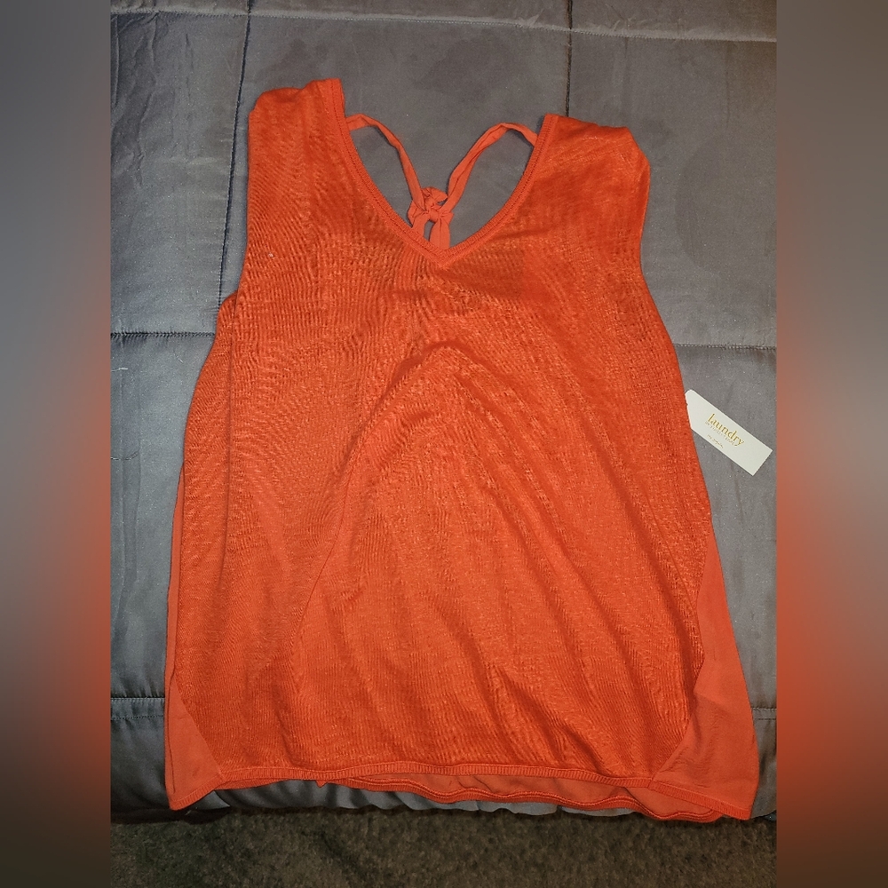 Laundry By Shelli Segal Orange Top
